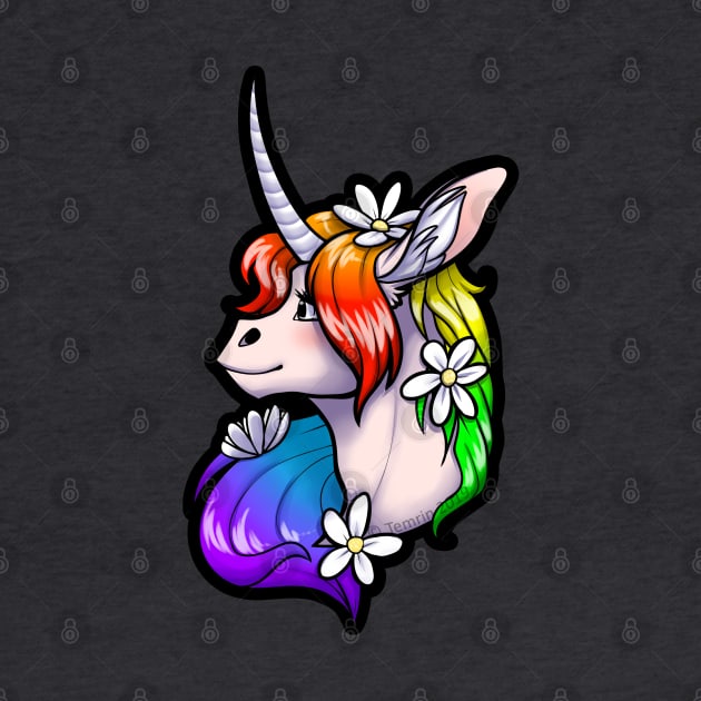 Pride Rainbow Unicorn by Temrin